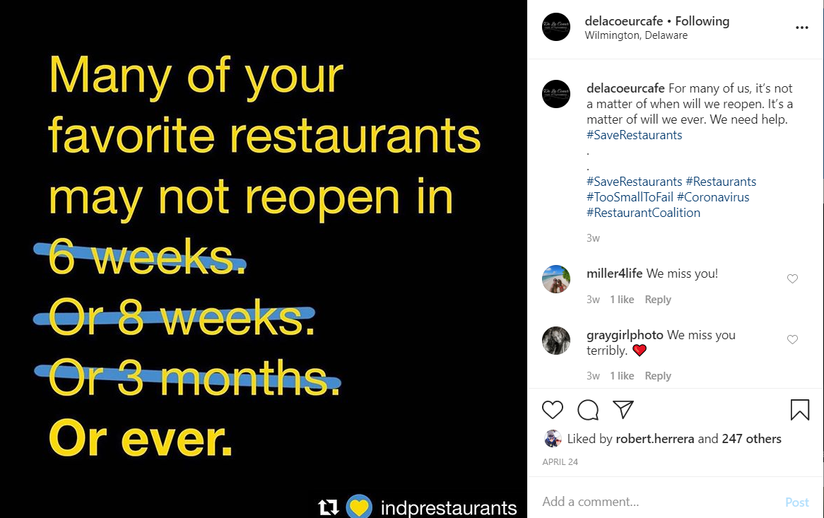 De La Coeur instagram